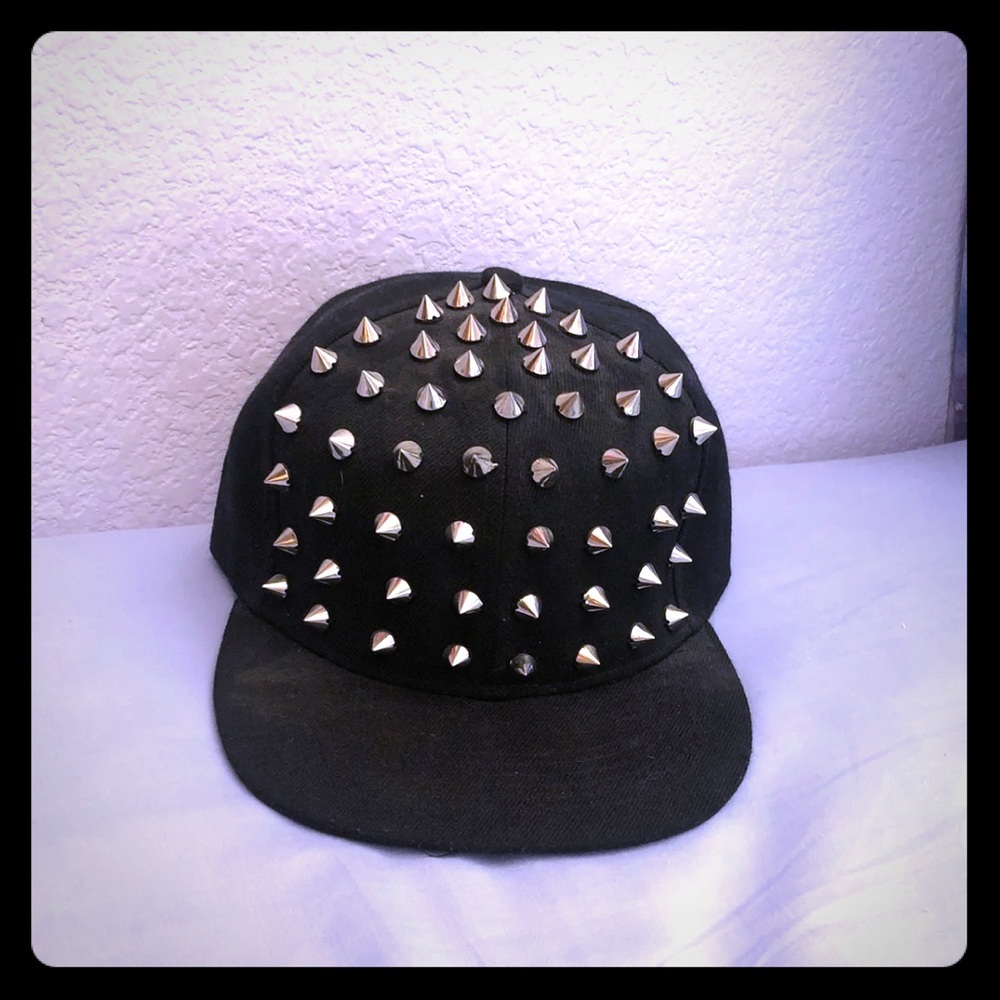 Charolette Russe unique goth/ punk cap spikes.